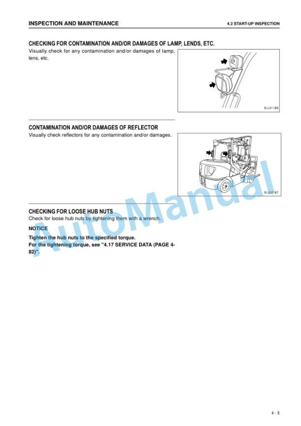 Komatsu FG40Z-10, FG35-10, FG40-10, FG45-10, FG50A-10, FD40Z-10, FD35-10, FD40-10, FD45-10, FD50A-10, FD40ZY Operation and Maintenance Manual TEN00715-10 3 Komatsu FG40Z-10, FG35-10, FG40-10, FG45-10, FG50A-10, FD40Z-10, FD35-10, FD40-10, FD45-10, FD50A-10, FD40ZY Operation and Maintenance Manual TEN00715-10 - Image 3
