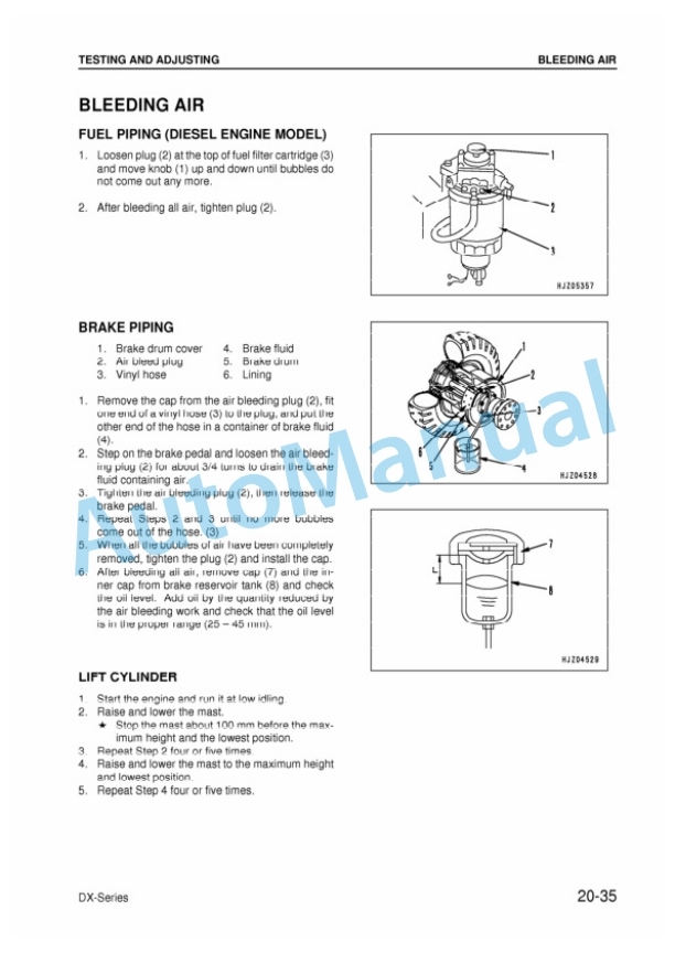 Komatsu FG50-7, FG60-7, FG70-7, FD50-8, FD60-8, FD70-8, FD80-8 Forklift Truck Shop Manual BED08E1-02 2 Komatsu FG50-7, FG60-7, FG70-7, FD50-8, FD60-8, FD70-8, FD80-8 Forklift Truck Shop Manual BED08E1-02-2