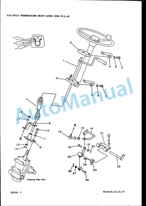 Komatsu FG(D)10,14,15,18 Parts Manual 4D95S.W 3 Komatsu FG(D)10,14,15,18 Parts Manual 4D95S.W-3