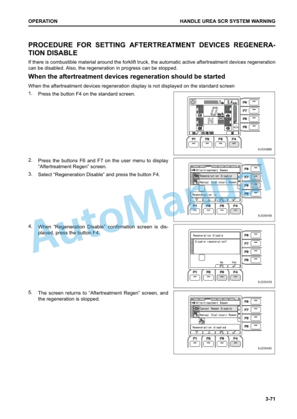 Komatsu FH100-1, FH120-1, FH135-1, FH160-1 Forklift Truck Operation and Maintenance Manual PEN01508-02 3 Komatsu FH100-1, FH120-1, FH135-1, FH160-1 Forklift Truck Operation and Maintenance Manual PEN01508-02 - Image 3