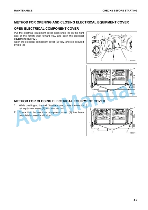 Komatsu FH100-1, FH120-1, FH135-1, FH160-1 Forklift Truck Operation and Maintenance Manual TEN00952-03 4 Komatsu FH100-1, FH120-1, FH135-1, FH160-1 Forklift Truck Operation and Maintenance Manual TEN00952-03 - Image 4