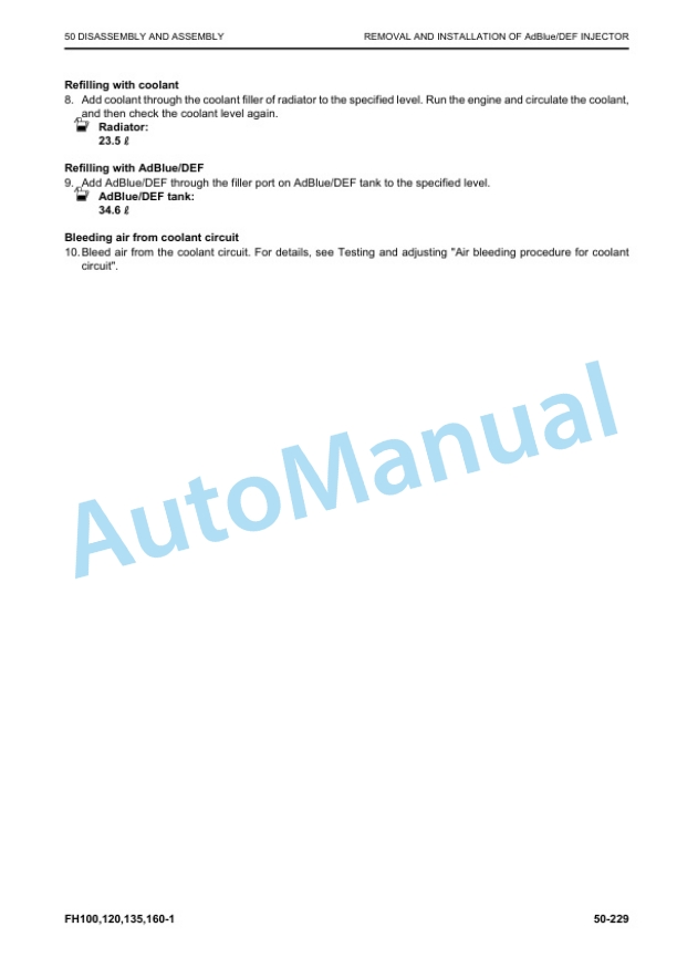 Komatsu FH100-1, FH120-1, FH135-1, FH160-1 Forklift Truck Shop Manual SEN06649-09 5 Komatsu FH100-1, FH120-1, FH135-1, FH160-1 Forklift Truck Shop Manual SEN06649-09 - Image 5