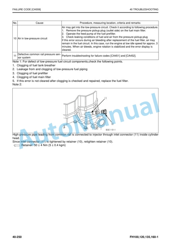 Komatsu FH100-1, FH120-1, FH135-1, FH160-1 Forklift Truck Shop Manual SEN06649-10 3 Komatsu FH100-1, FH120-1, FH135-1, FH160-1 Forklift Truck Shop Manual SEN06649-10 - Image 3