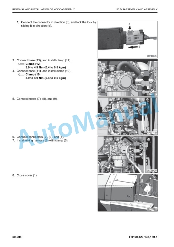 Komatsu FH100-1, FH120-1, FH135-1, FH160-1 Forklift Truck Shop Manual SEN06839-02 5 Komatsu FH100-1, FH120-1, FH135-1, FH160-1 Forklift Truck Shop Manual SEN06839-02 - Image 5