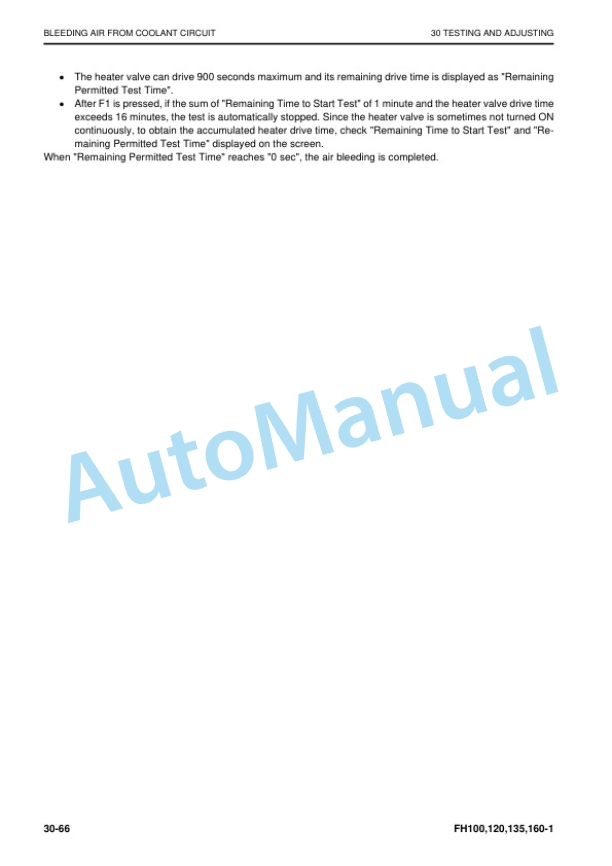 Alternative view of Komatsu FH100-1, FH120-1, FH135-1, FH160-1 Forklift Truck Shop Manual SEN06839-06