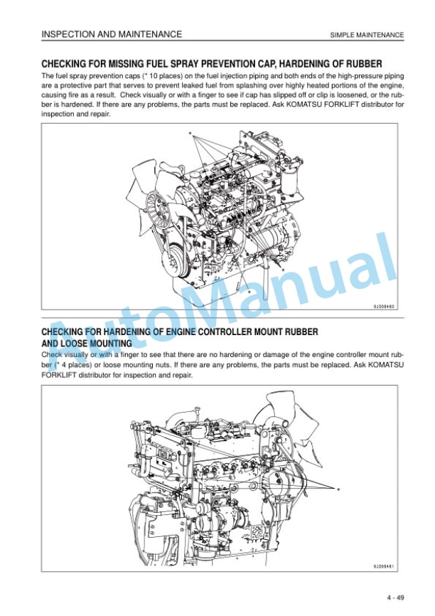 Komatsu FH35-1, FH40-1, FH45-1, FH50-1 Forklift Truck Operation and Maintenance Manual TEN00716-03 5 Komatsu FH35-1, FH40-1, FH45-1, FH50-1 Forklift Truck Operation and Maintenance Manual TEN00716-03 - Image 5