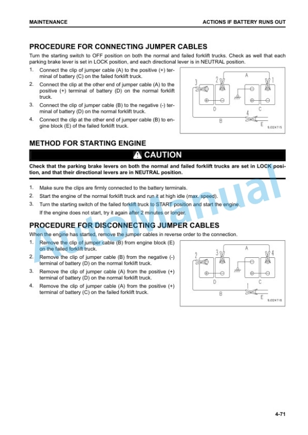 Komatsu FH60-2, FH70-2, FH80-2 Forklift Truck Operation and Maintenance Manual PEN00922-02 5 Komatsu FH60-2, FH70-2, FH80-2 Forklift Truck Operation and Maintenance Manual PEN00922-02 - Image 5