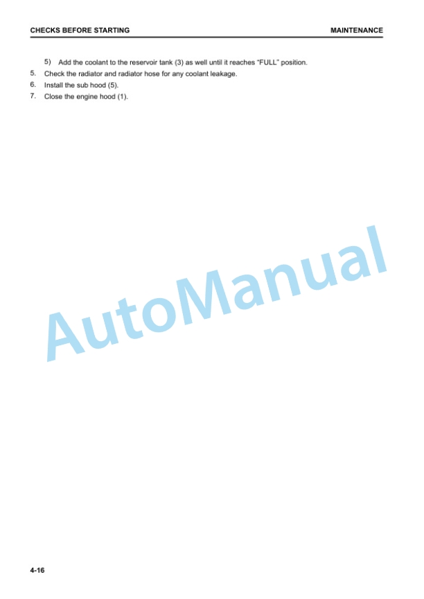 Komatsu FH70-2, FH80-2 Forklift Truck Operation and Maintenance Manual TEN00856-04 4 Komatsu FH70-2, FH80-2 Forklift Truck Operation and Maintenance Manual TEN00856-04 - Image 4