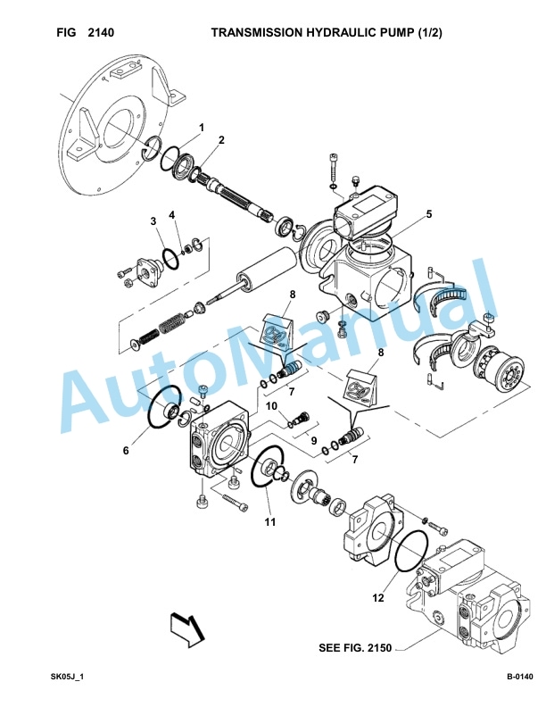 Komatsu FKI SK05J-1 Skid Loader Parts Manual 0007-UP 3 Komatsu FKI SK05J-1 Skid Loader Parts Manual 0007-UP-3