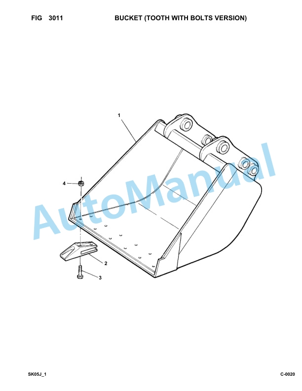 Komatsu FKI SK05J-1 Skid Loader Parts Manual 0007-UP 5 Komatsu FKI SK05J-1 Skid Loader Parts Manual 0007-UP-5