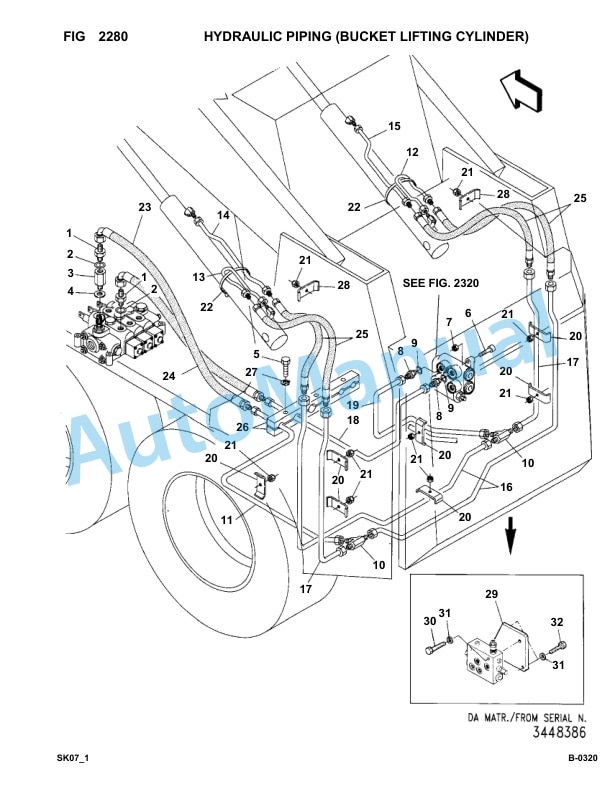 Komatsu FKI SK07-1 Skid Loader Parts Manual 3440007-UP 3 Komatsu FKI SK07-1 Skid Loader Parts Manual 3440007-UP-3