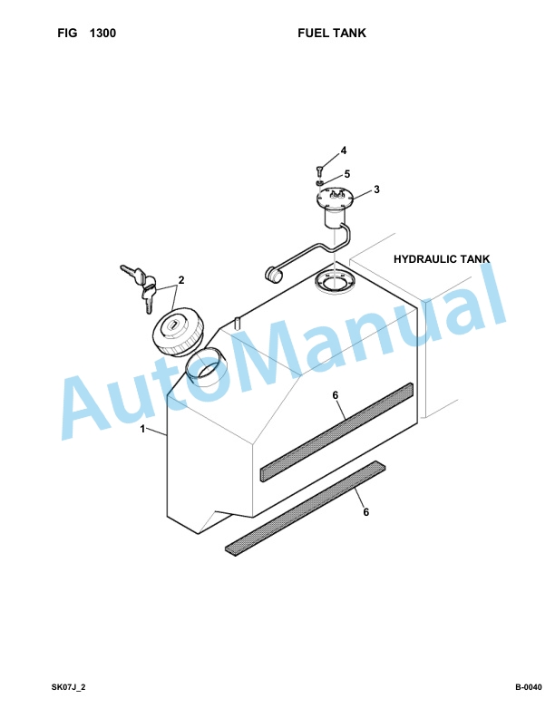 Komatsu FKI SK07J-2 Skid Loader Parts Manual SK07JF20001-UP 2 Komatsu FKI SK07J-2 Skid Loader Parts Manual SK07JF20001-UP-2