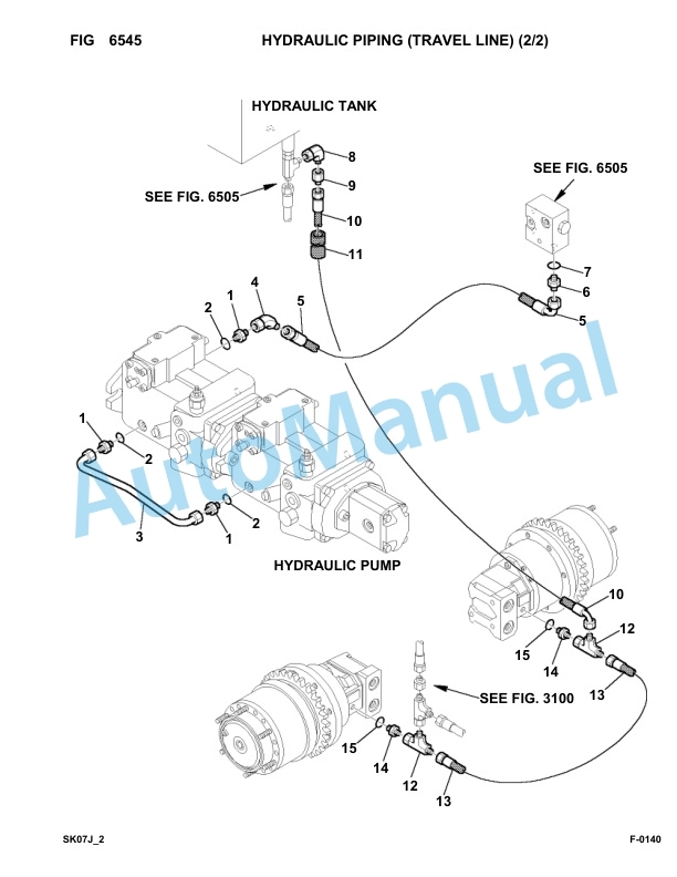 Komatsu FKI SK07J-2 Skid Loader Parts Manual SK07JF20001-UP 4 Komatsu FKI SK07J-2 Skid Loader Parts Manual SK07JF20001-UP-4