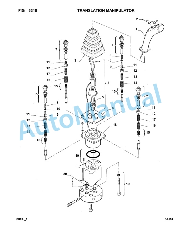 Komatsu FKI SK09J-1 Skid Loader Parts Manual SK09JF20001-UP 4 Komatsu FKI SK09J-1 Skid Loader Parts Manual SK09JF20001-UP-4