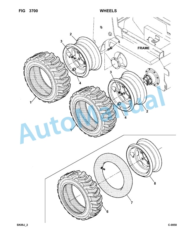 Komatsu FKI SK09J-2 Skid Loader Parts Manual SK09JF20001-UP 3 Komatsu FKI SK09J-2 Skid Loader Parts Manual SK09JF20001-UP-3