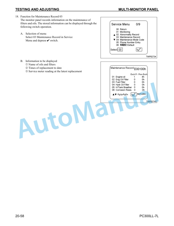 Komatsu Galeo PC300LL-7L Hydraulic Excavator Shop Manual CEBM012100 3 Komatsu Galeo PC300LL-7L Hydraulic Excavator Shop Manual CEBM012100 - Image 3