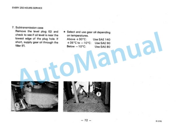 Komatsu GD200A-1 Motor Grader Operation and Maintenance Manual SEAM236A01 4 Komatsu GD200A-1 Motor Grader Operation and Maintenance Manual SEAM236A01 - Image 4