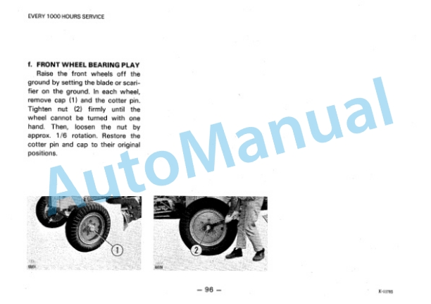 Komatsu GD200A-1 Motor Grader Operation and Maintenance Manual SEAM236A01 5 Komatsu GD200A-1 Motor Grader Operation and Maintenance Manual SEAM236A01 - Image 5