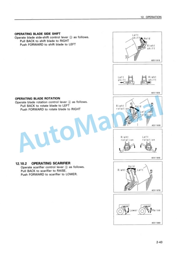 Komatsu GD305A-1A, GD355A-1A Motor Grader Operation and Maintenance Manual SEAM019000 3 Komatsu GD305A-1A, GD355A-1A Motor Grader Operation and Maintenance Manual SEAM019000 - Image 3
