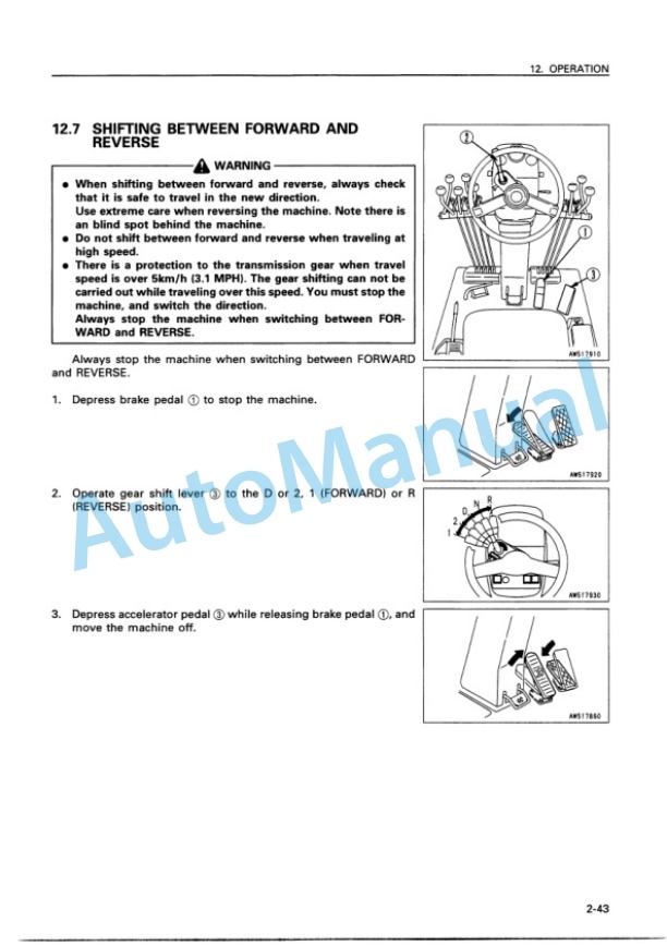 Komatsu GD305A-3, GD405A-3 Motor Grader Operation and Maintenance Manual SEAM034000 3 Komatsu GD305A-3, GD405A-3 Motor Grader Operation and Maintenance Manual SEAM034000 - Image 3