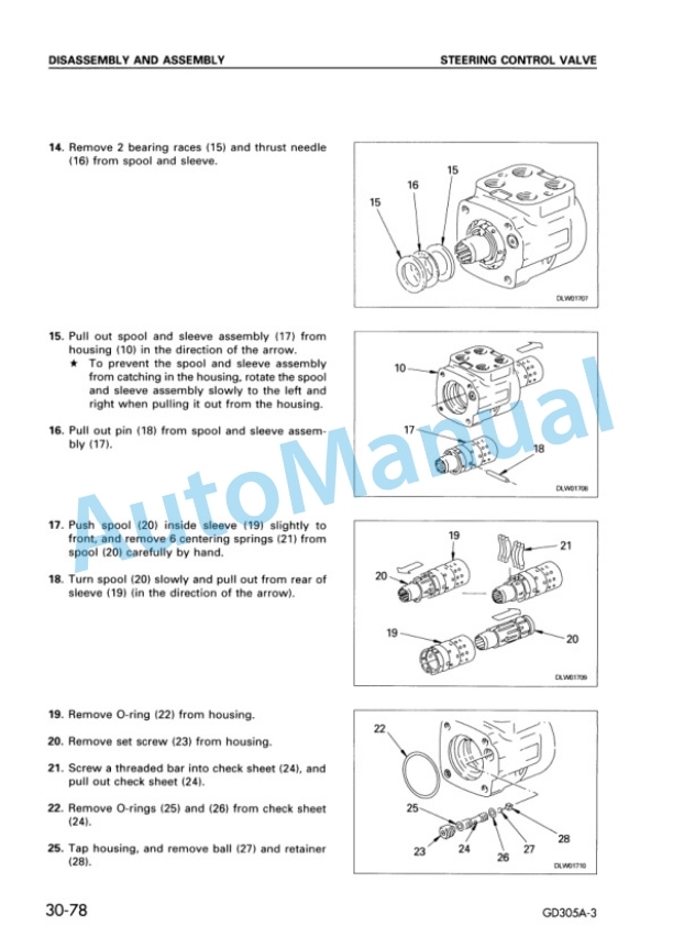 Komatsu GD305A-3 Motor Grader Shop Manual SEBM018000 5 Komatsu GD305A-3 Motor Grader Shop Manual SEBM018000 - Image 5
