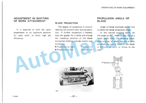 Komatsu GD405A-1 Motor Grader Operation and Maintenance Manual SEAM233A01 3 Komatsu GD405A-1 Motor Grader Operation and Maintenance Manual SEAM233A01 - Image 3