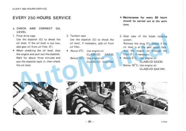 Komatsu GD405A-1 Motor Grader Operation and Maintenance Manual SEAM233A01 4 Komatsu GD405A-1 Motor Grader Operation and Maintenance Manual SEAM233A01 - Image 4