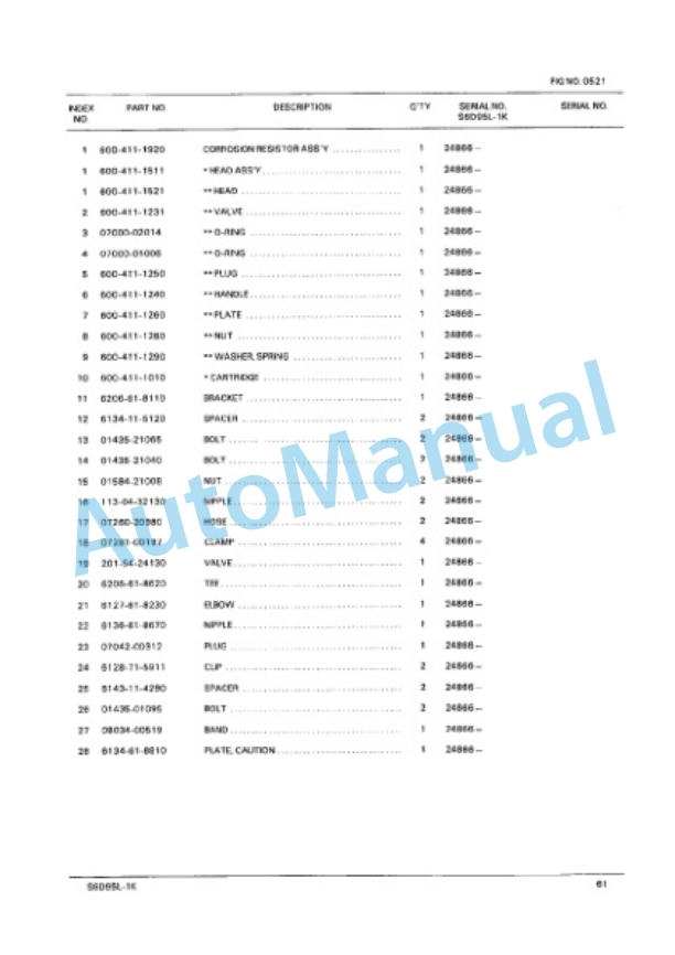 Komatsu GD461A-1 Motor Grader Parts Manual PEPBG4610100 2 Komatsu GD461A-1 Motor Grader Parts Manual PEPBG4610100-2