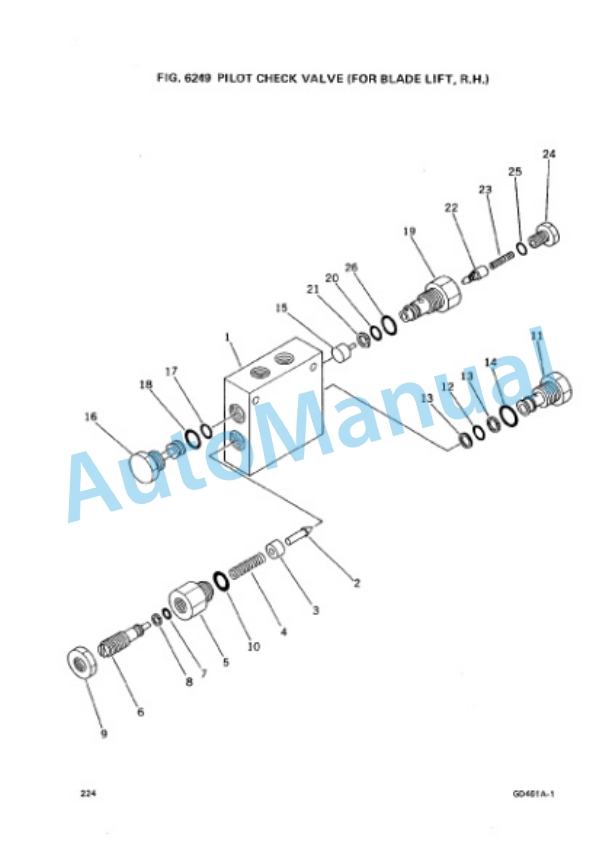 Komatsu GD461A-1 Motor Grader Parts Manual PEPBG4610100 5 Komatsu GD461A-1 Motor Grader Parts Manual PEPBG4610100-5