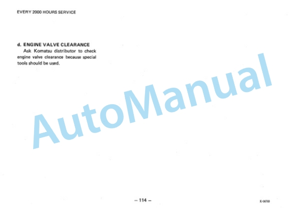 Komatsu GD500R-2 Motor Grader Operation and Maintenance Manual SEAM23AB01 5 Komatsu GD500R-2 Motor Grader Operation and Maintenance Manual SEAM23AB01 - Image 5