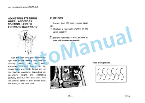 Komatsu GD505A-2 Motor Grader Operation and Maintenance Manual SEAM23JA02 2 Komatsu GD505A-2 Motor Grader Operation and Maintenance Manual SEAM23JA02 - Image 2