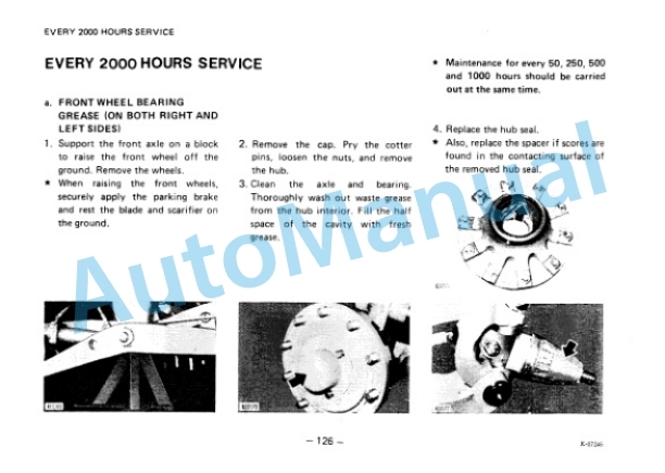 Komatsu GD505A-2 Motor Grader Operation and Maintenance Manual SEAM23JA02 5 Komatsu GD505A-2 Motor Grader Operation and Maintenance Manual SEAM23JA02 - Image 5