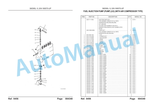 Komatsu GD511A-1 Parts Book LEPBG51100 2 Komatsu GD511A-1 Parts Book LEPBG51100-2