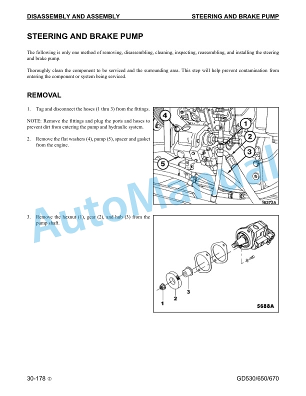 Komatsu GD530A-2, GD530AW-2, GD650A-2, GD650AW-2, GD670A-2, GD670AW-2 Motor Grader Shop Manual CEBM003902 4 Komatsu GD530A-2, GD530AW-2, GD650A-2, GD650AW-2, GD670A-2, GD670AW-2 Motor Grader Shop Manual CEBM003902 - Image 4
