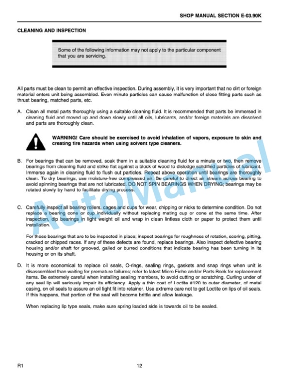 Alternative view of Komatsu GD530A, GD650A, GD670A, AW Series Shop Manual CEBMG65194