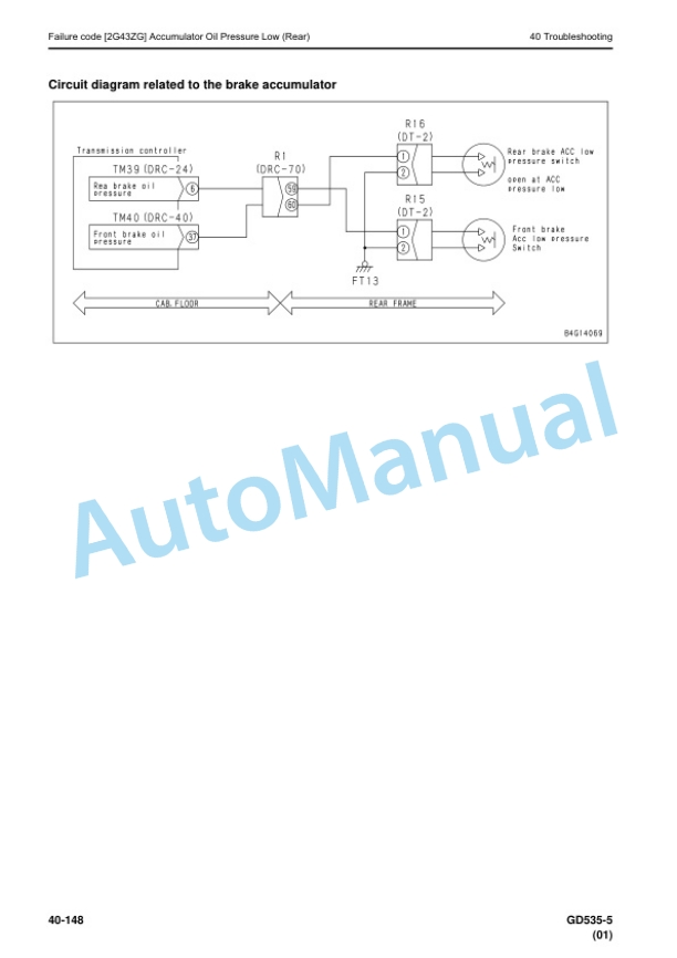 Komatsu GD535-5 Motor Grader Shop Manual KEBM665002 3 Komatsu GD535-5 Motor Grader Shop Manual KEBM665002 - Image 3