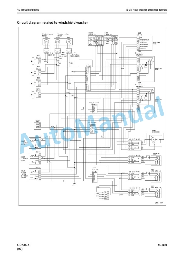 Komatsu GD535-5 Motor Grader Shop Manual SEN06606-07 4 Komatsu GD535-5 Motor Grader Shop Manual SEN06606-07 - Image 4