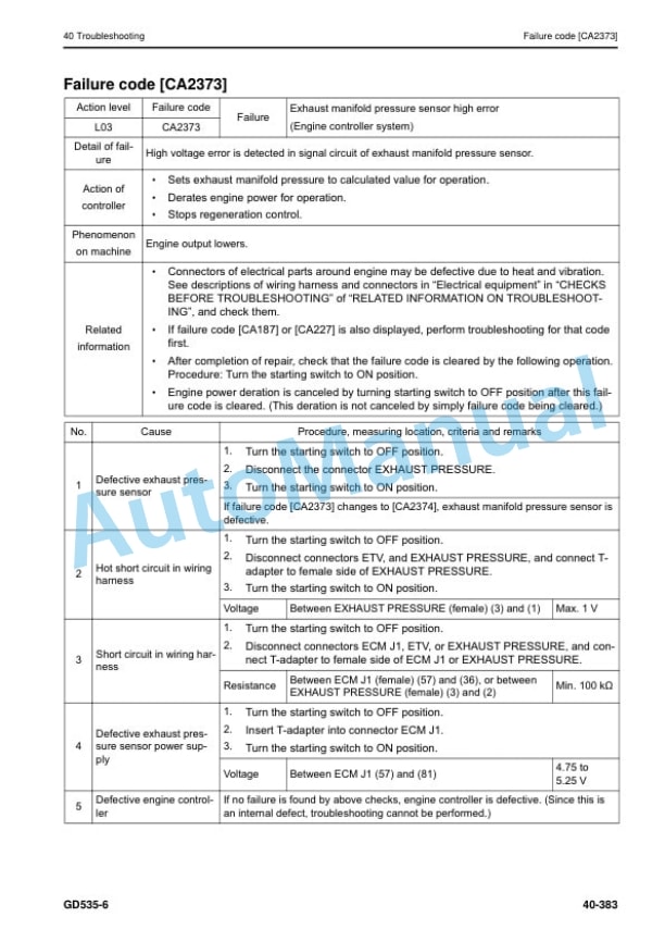 Komatsu GD535-6 Motor Grader Shop Manual SEN06943-00 3 Komatsu GD535-6 Motor Grader Shop Manual SEN06943-00 - Image 3