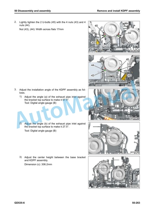 Komatsu GD535-6 Motor Grader Shop Manual SEN06943-01 5 Komatsu GD535-6 Motor Grader Shop Manual SEN06943-01 - Image 5