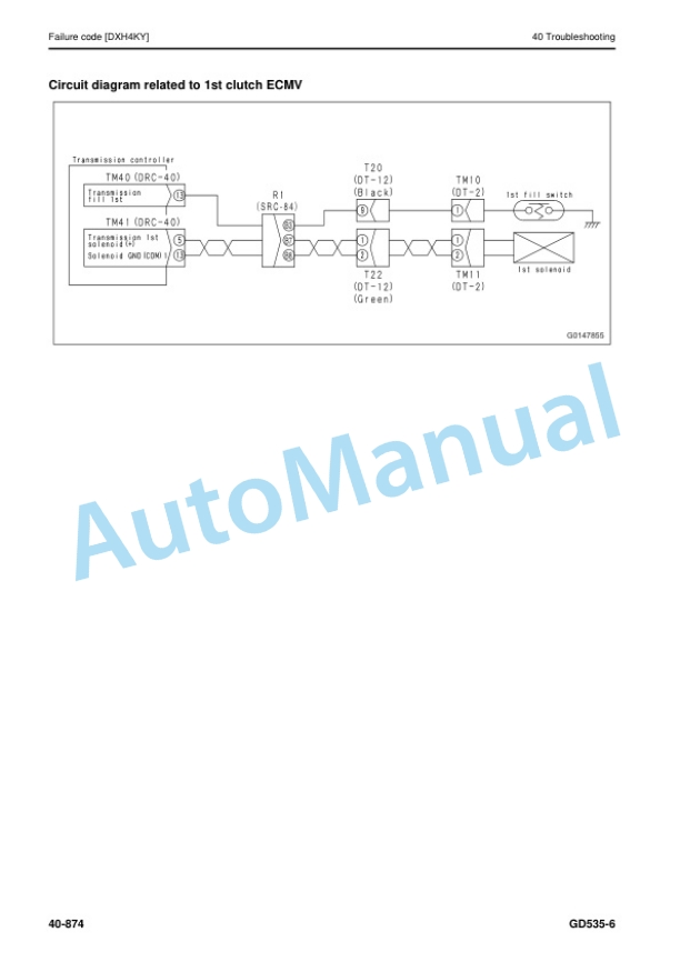 Komatsu GD535-6 Motor Grader Shop Manual SEN06943-02 4 Komatsu GD535-6 Motor Grader Shop Manual SEN06943-02 - Image 4