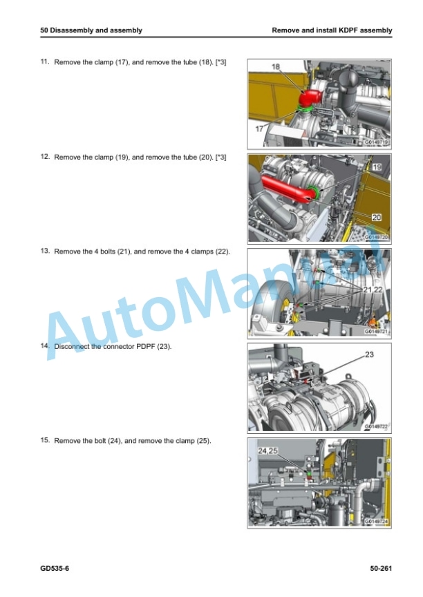 Komatsu GD535-6 Motor Grader Shop Manual SEN06943-02 5 Komatsu GD535-6 Motor Grader Shop Manual SEN06943-02 - Image 5
