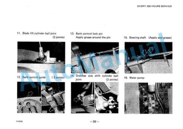 Komatsu GD605A-1, GD655A-1 Motor Grader Operation and Maintenance Manual SEAM23DA03 4 Komatsu GD605A-1, GD655A-1 Motor Grader Operation and Maintenance Manual SEAM23DA03 - Image 4