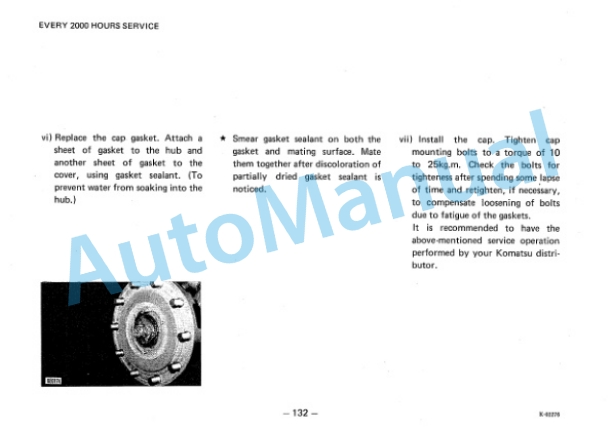 Komatsu GD605A-1, GD655A-1 Motor Grader Operation and Maintenance Manual SEAM23DA03 5 Komatsu GD605A-1, GD655A-1 Motor Grader Operation and Maintenance Manual SEAM23DA03 - Image 5