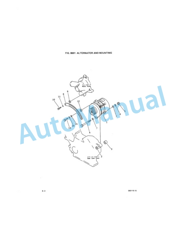 Komatsu GD615A-1 Motor Grader Parts Manual PEPBG615A100 2 Komatsu GD615A-1 Motor Grader Parts Manual PEPBG615A100-2