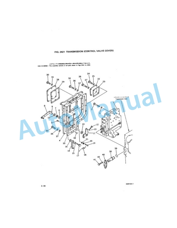 Komatsu GD615A-1 Motor Grader Parts Manual PEPBG615A100 3 Komatsu GD615A-1 Motor Grader Parts Manual PEPBG615A100-3