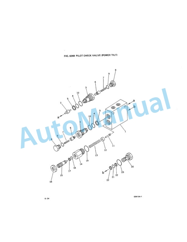 Komatsu GD615A-1 Motor Grader Parts Manual PEPBG615A100 5 Komatsu GD615A-1 Motor Grader Parts Manual PEPBG615A100-5