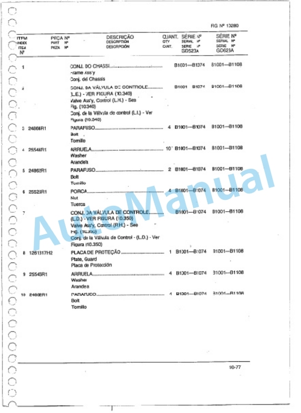 Komatsu GD623A-1DB, GD623A-1DB Motor Grader Parts Manual KPPB000502 4 Komatsu GD623A-1DB, GD623A-1DB Motor Grader Parts Manual KPPB000502-4