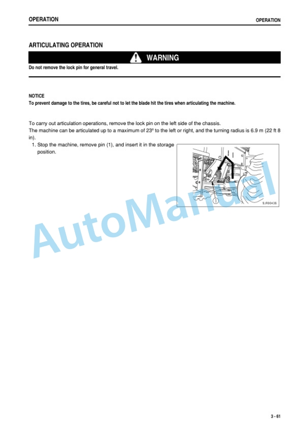Komatsu GD655-3A Motor Grader Operation and Maintenance Manual TEN00179-02 3 Komatsu GD655-3A Motor Grader Operation and Maintenance Manual TEN00179-02 - Image 3