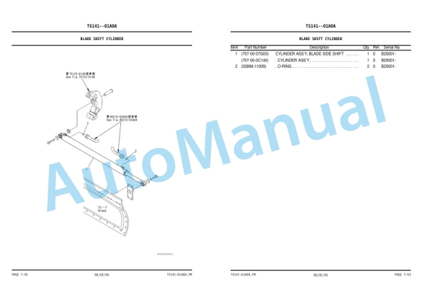 Komatsu GD655-3C Galeo Motor Grader Parts Manual KEPB074000 5 Komatsu GD655-3C Galeo Motor Grader Parts Manual KEPB074000 - Image 5