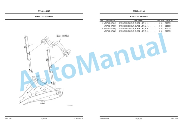 Komatsu GD655-3C Galeo Motor Grader Parts Manual KEPB074100 5 Komatsu GD655-3C Galeo Motor Grader Parts Manual KEPB074100-5